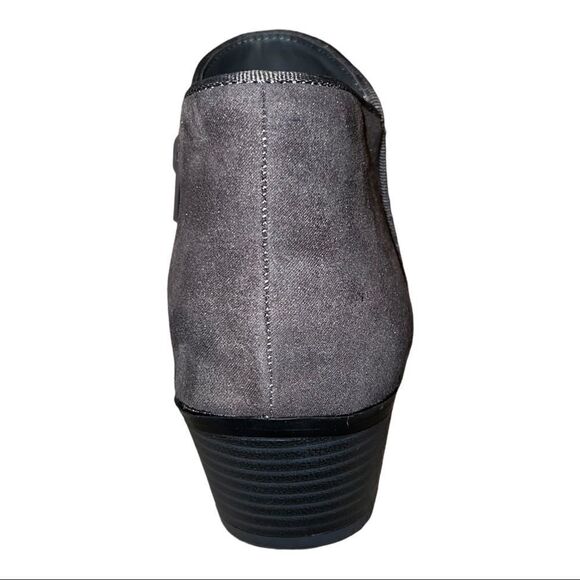 Style & Co Women's Wiley Ankle Booties Charcoal Grey Microsuede 9M New - Picture 5 of 7
